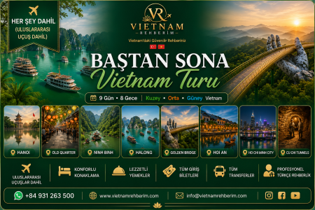 Baştan Sona Premium Vietnam Turu: Kuzey, Orta ve Güney Vietnam’ı Tek Turda Keşfedin