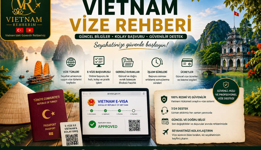 Vietnam vize rehberi, e-vize başvurusu ve vize işlemleri