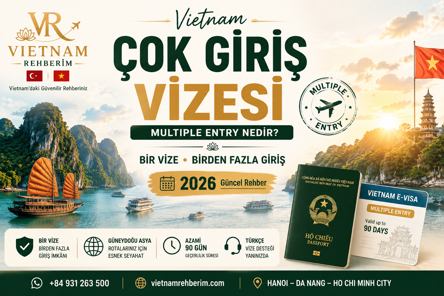 Vietnam Çok Giriş Vizesi Nedir? | Güncel Rehber